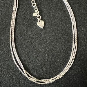 Brighton 3-strand Silver Necklace